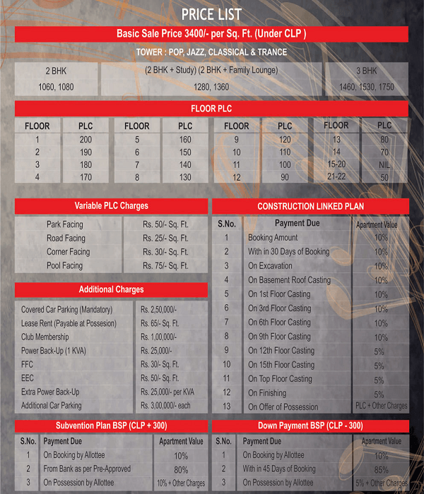 rhythm county price list , rhythm county