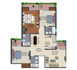 supertech echo village4 floor plan , supertech echo village4