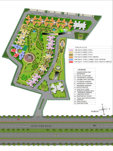 supertech echo village4 site plan , supertech echo village4
