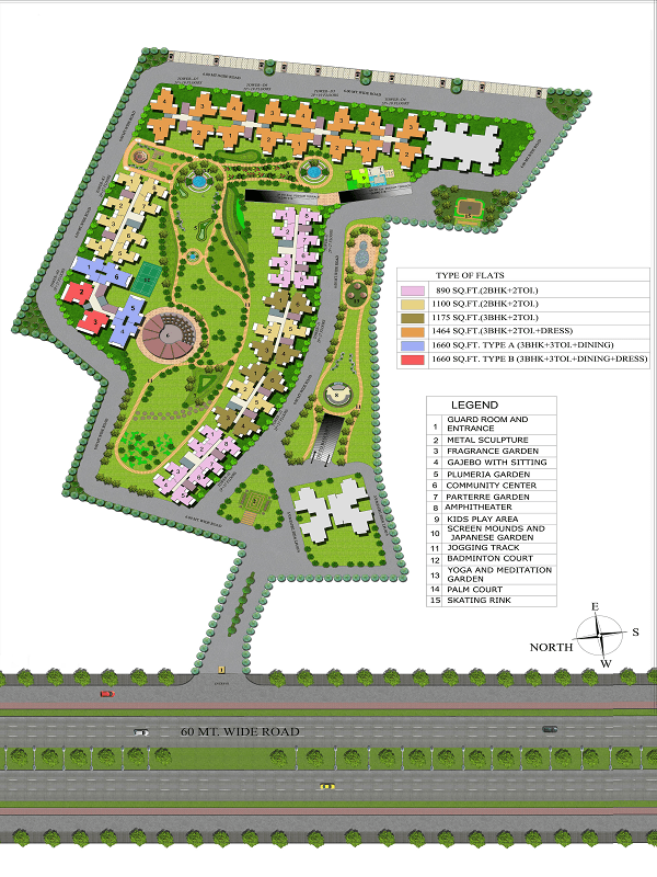 supertech echo village4 site plan , supertech echo village4