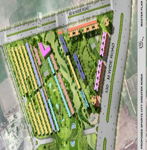 supertech sports village site plan , supertech sports village