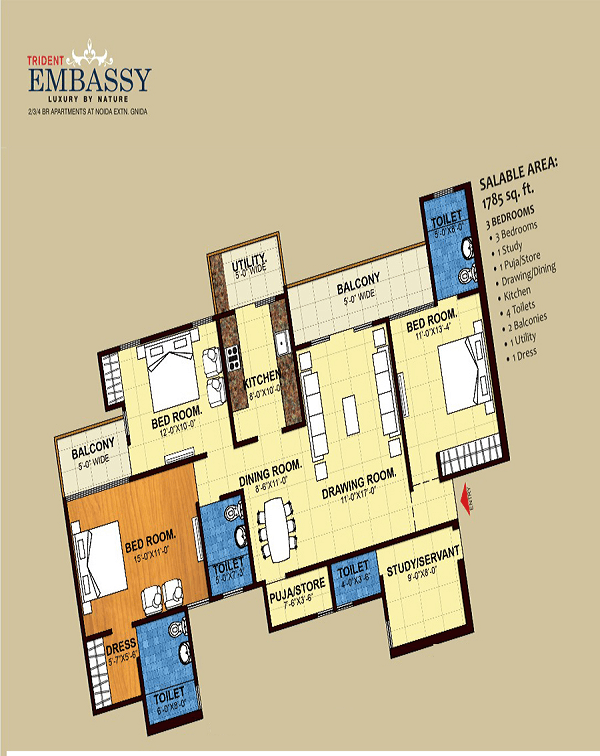 trident embassy floor plan , trident embassy