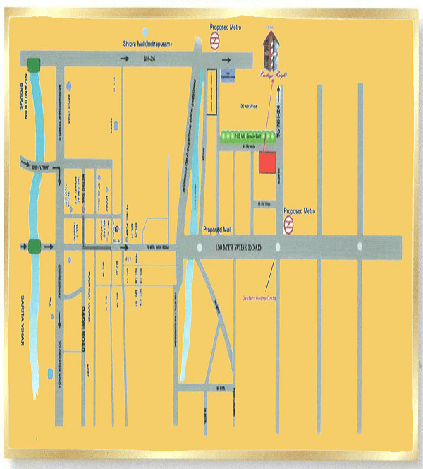 vaibhav heritage heights location map , vaibhav heritage heights