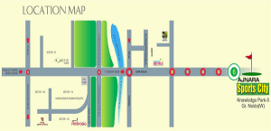 ajnara sports city location map , ajnara sports city