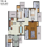 amrapali augusta tower floor plan , amrapali augusta tower