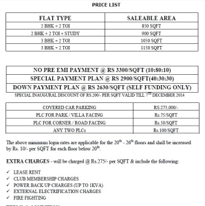 amrapali enchante pricelist , amrapali enchante