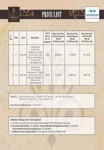 mahagun mantra villaments price list , mahagun mantra villaments
