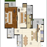 antriksh golf links floor plan , antriksh golf links