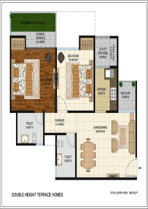 antriksh golf links floor plan , antriksh golf links