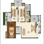 antriksh golf links floor plan , antriksh golf links