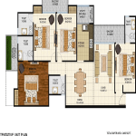 antriksh golf links floor plan , antriksh golf links