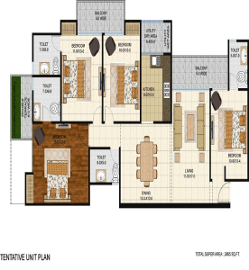 antriksh golf links floor plan , antriksh golf links