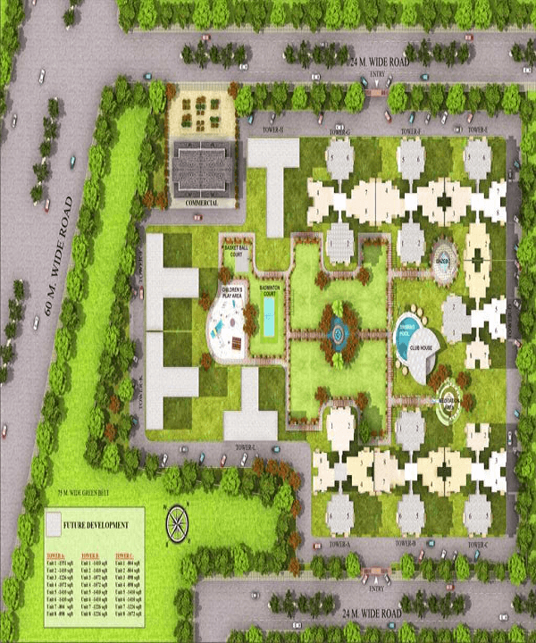 antriksh golf links site plan , antriksh golf links