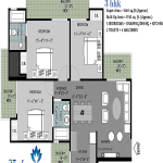 arihant ambar floor plan , arihant ambar