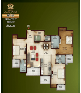 samridhi grand avenue floor plan , samridhi grand avenue