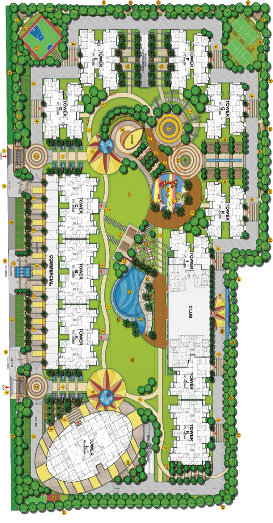 samridhi grand avenue site plan , samridhi grand avenue