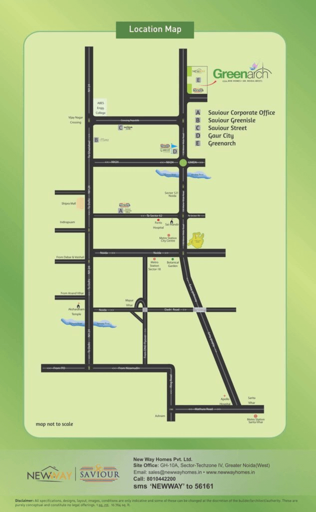 saviour-greenarch-location-map , saviour greenarch