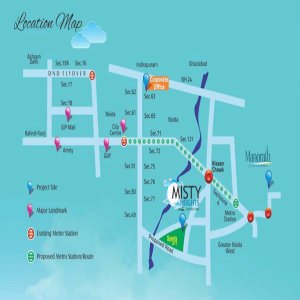 soho misty heights location map , soho misty heights