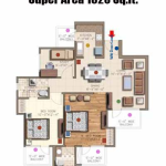 rajya sabha digital homes floor plan 1320 sq.ft