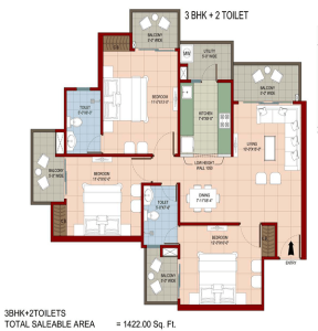 organic-golf-homes-floor-plan-3bhk-2toilet-1422-sq-ft