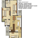 ska-greenarch-floor-plan-3bhk-2toilet-1220-sq-ft