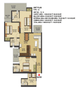 ska-greenarch-floor-plan-3bhk-3toilet-1600-sq-ft