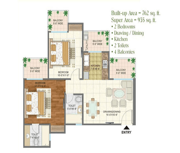 arihant-arden-floor-plan-2bhk-2toilet-935-sq-ft