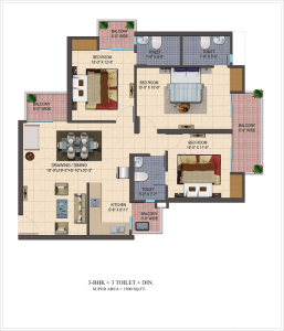 cosmos-shivalik-homes2-floor-plan-3bhk-3toilet-1500-sq-ft