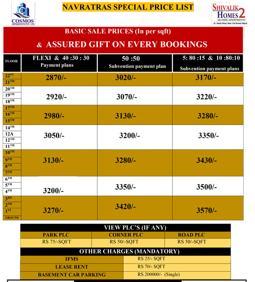 cosmos-shivalik-homes2-price-list