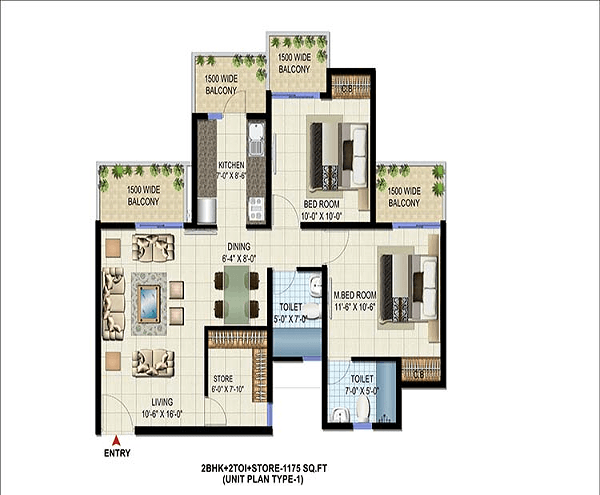 patel-neotown-floor-plan-2bhk-2toilet-1175-sq-ft