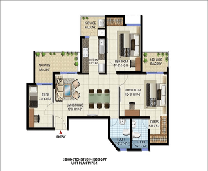 patel-neotown-floor-plan-2bhk-2toilet-1195-sq-ft