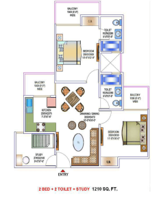 victory-one-amara-floor-plan-2bhk-2toilet-1210-sq-ft