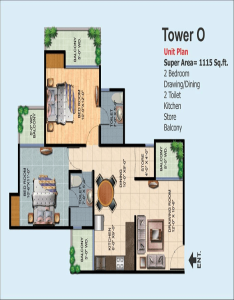 ajnara-homes-floor-plan-2bhk-2toilet-1115-sq-ft
