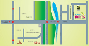ajnara-homes-location-map