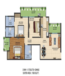 ajnara-le-garden-floor-plan-3bhk-3toilet-1500-sq-ft