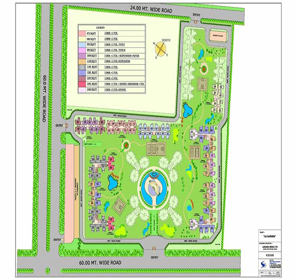 ajnara-le-garden-site-plan