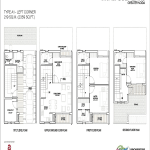 godrej golf links left corner floor plan 2359 sq.ft