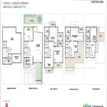godrej golf links middle corner floor plan 4690 sq.ft