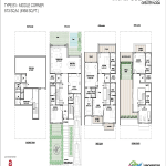 godrej golf links middle corner floor plan 6168 sq.ft