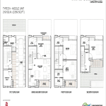 godrej golf links middle unit floor plan 2359 sq.ft