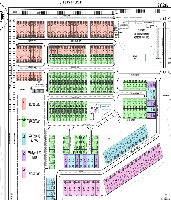 godrej golf links site plan