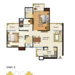 pigeon spring meadows floor plan 2bhk 2toilet 1285 sq.ft
