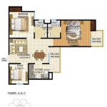 pigeon spring meadows floor plan 2bhk 2toilet 970 sq.ft