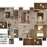 ratan pearls floor plan 3bhk 3toilet 1846 sq.ft