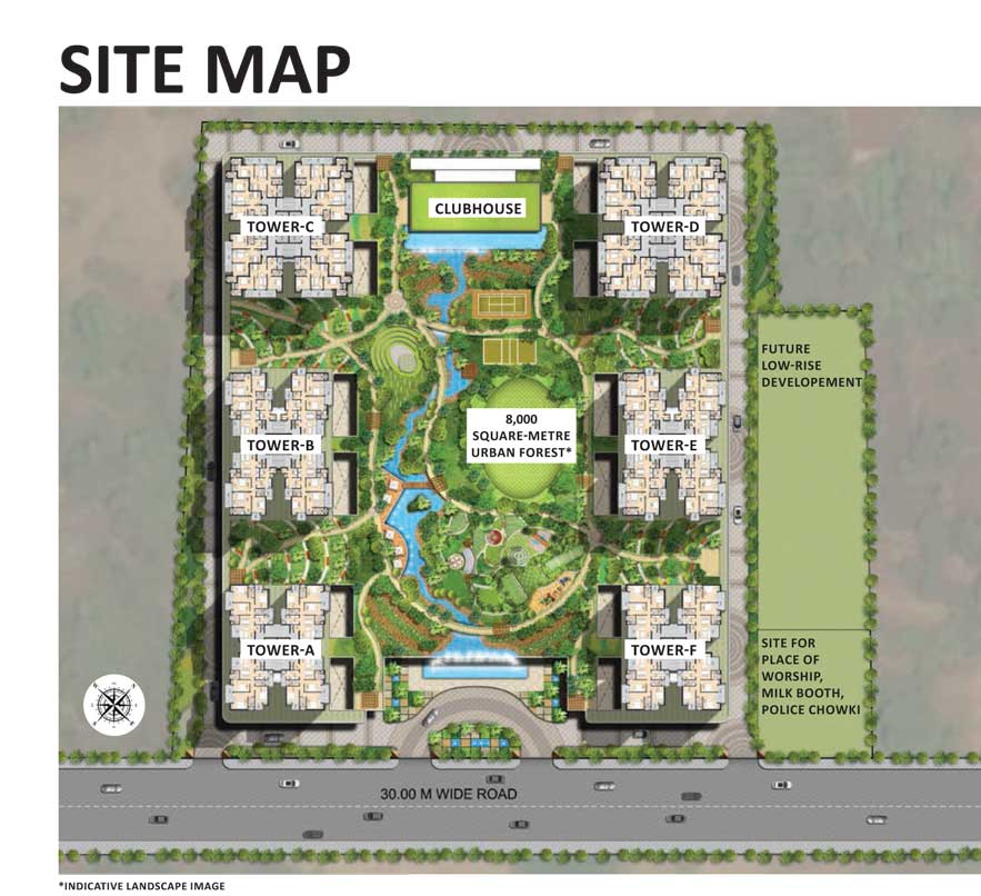 saha-eminence-site-plan